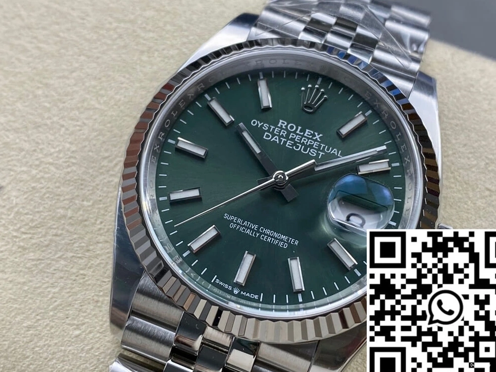 Rolex Dial M126234-0051 Factory Clean Green 36MM Datejust 0227
